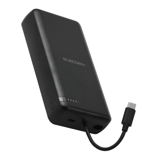 Amazon | エレコム モバイルバッテリー リチウムイオン電池 20000mAh
